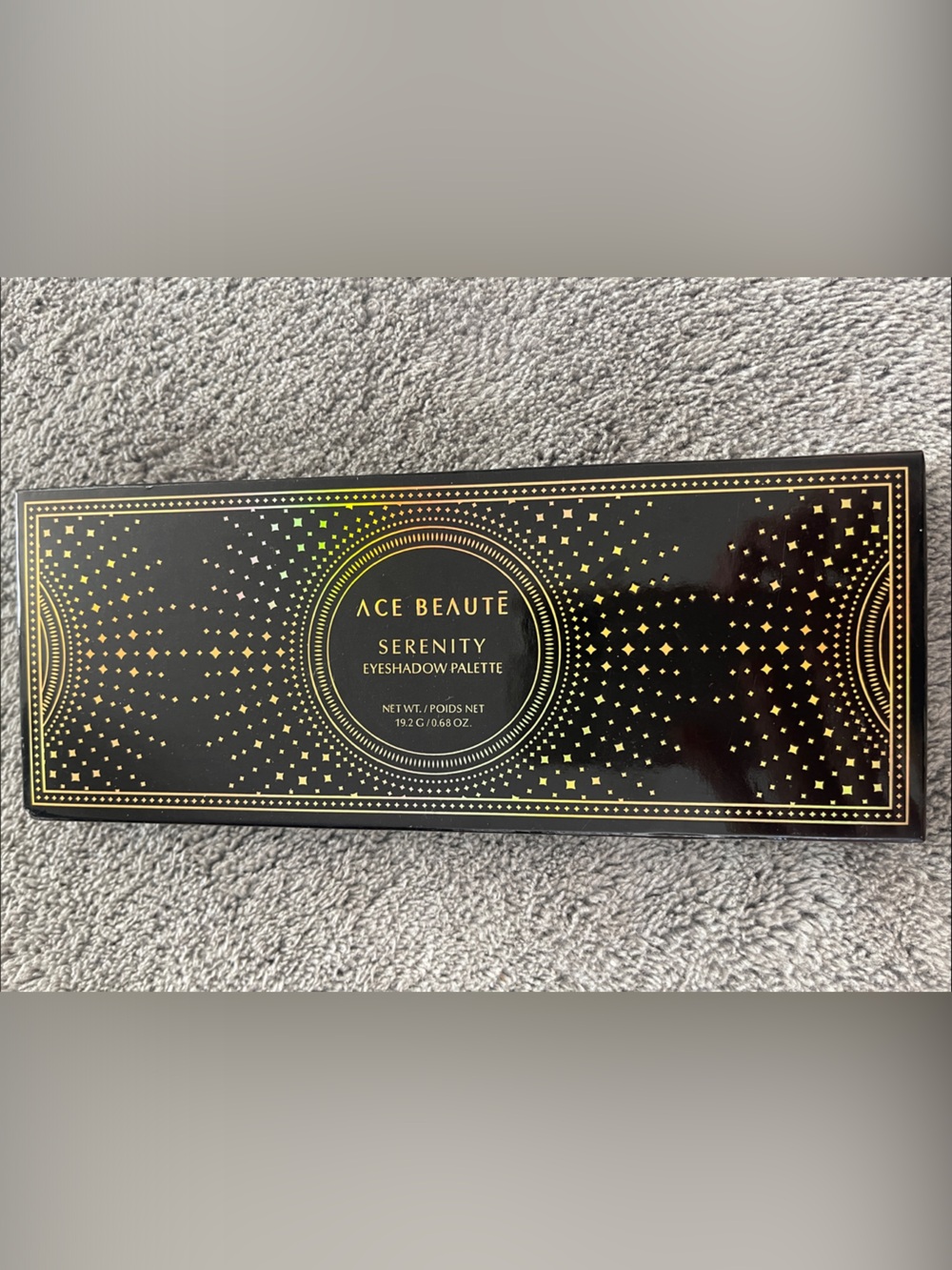 Ace Beauté Serenity Eyeshadow Palette - Black & Gold